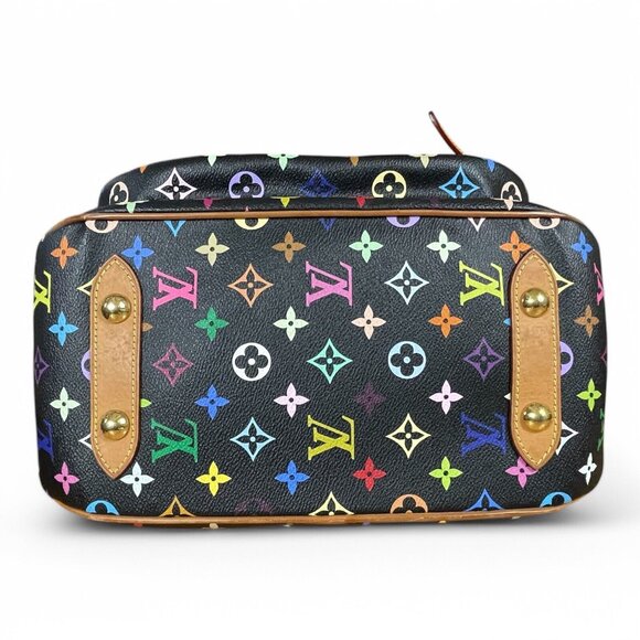 LOUIS VUITTON Multicolor Rita Black LV x TM Murakami Chain Shoulder Strap Bag - Picture 10 of 16